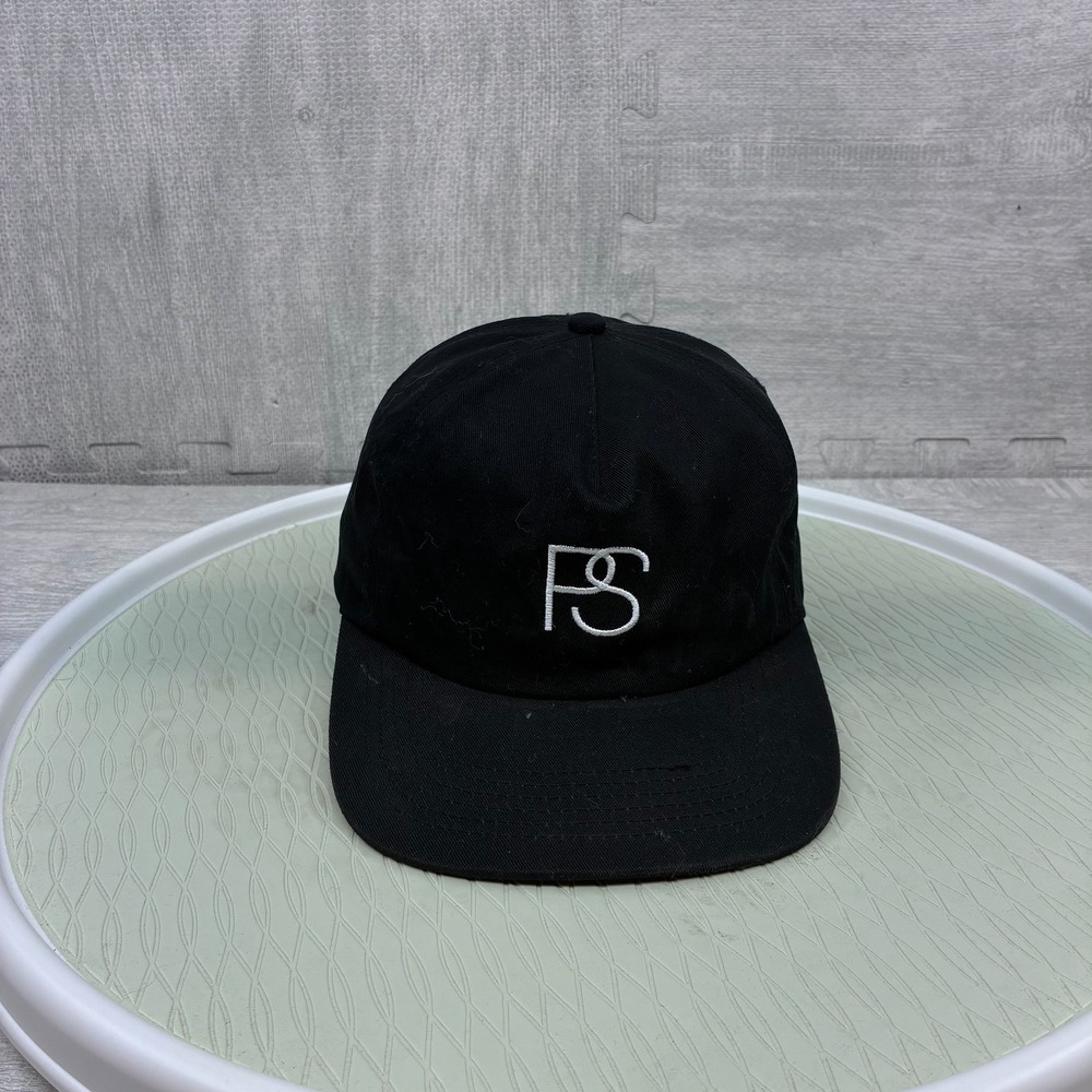 Premier Skateboards Hat Cap Snapback Black Embroidered PS Logo Baseball Cap